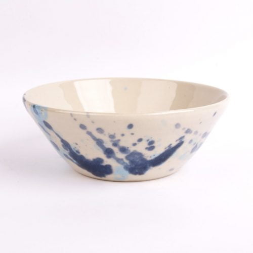 ceramiczna miska z dekoracyjnym nowoczesnym wzorem